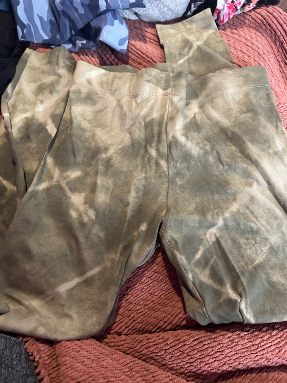 George Olive Green Tie-Dye Joggers
